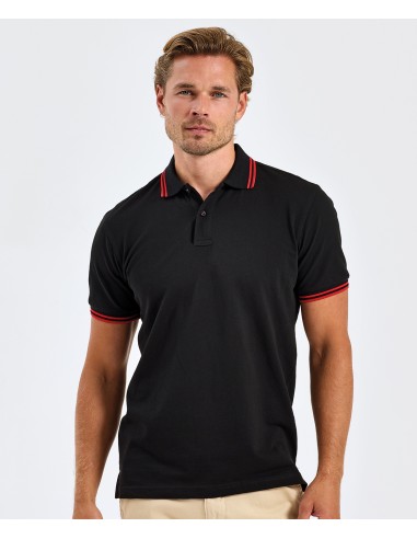 ASQ-AQ011-Mens Classic Fit Tipped Polo